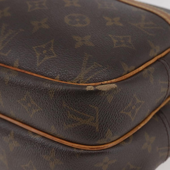 LOUIS VUITTON Monogram Reporter PM Shoulder Bag M45254 LV Auth BA6164