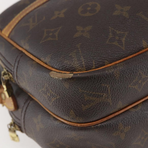 LOUIS VUITTON Monogram Reporter PM Shoulder Bag M45254 LV Auth BA6164