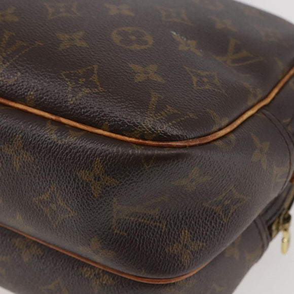 LOUIS VUITTON Monogram Reporter PM Shoulder Bag M45254 LV Auth BA6164
