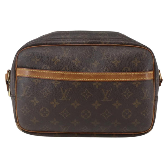 LOUIS VUITTON Monogram Reporter PM Shoulder Bag M45254 LV Auth BA6164