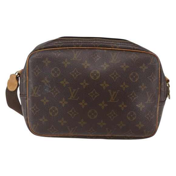 LOUIS VUITTON Monogram Reporter PM Shoulder Bag M45254 LV Auth BA6164