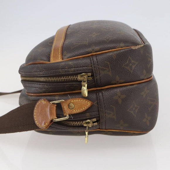 LOUIS VUITTON Monogram Reporter PM Shoulder Bag M45254 LV Auth BA6164