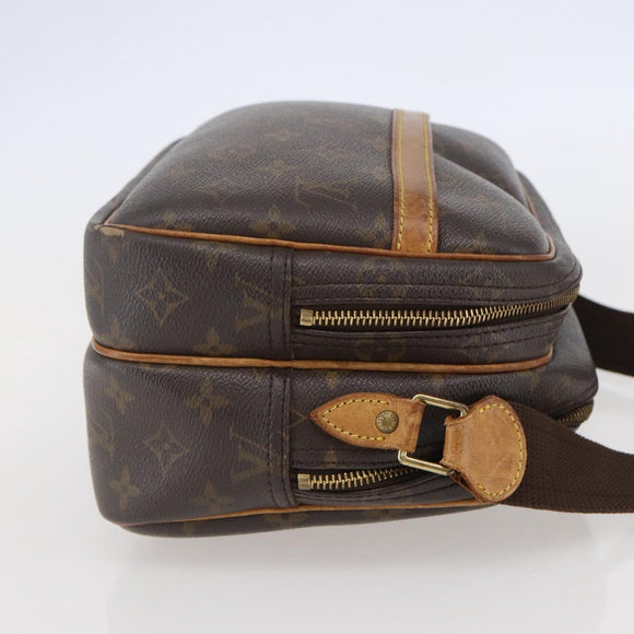 LOUIS VUITTON Monogram Reporter PM Shoulder Bag M45254 LV Auth BA6164