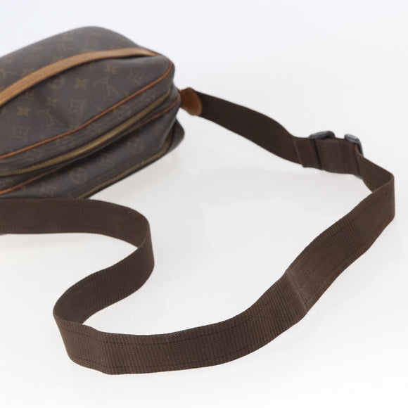 LOUIS VUITTON Monogram Reporter PM Shoulder Bag M45254 LV Auth BA6164