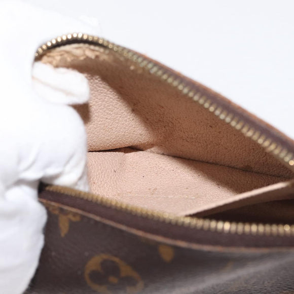 LOUIS VUITTON Monogram Pochette Cosmetic PM Pouch M43998 LV Auth BA6165