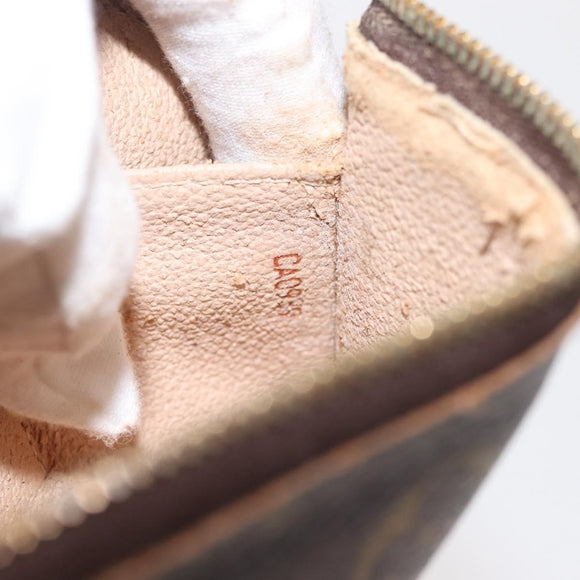 LOUIS VUITTON Monogram Pochette Cosmetic PM Pouch M43998 LV Auth BA6165