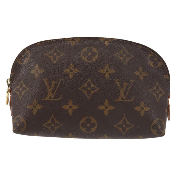 LOUIS VUITTON Monogram Pochette Cosmetic PM Pouch M43998 LV Auth BA6165