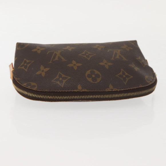 LOUIS VUITTON Monogram Pochette Cosmetic PM Pouch M43998 LV Auth BA6165