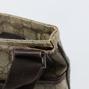 GUCCI GG Supreme Shoulder Bag PVC Beige Silver 141626 Auth BA6168-10