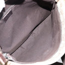 GUCCI GG Supreme Shoulder Bag PVC Beige Silver 141626 Auth BA6168-11