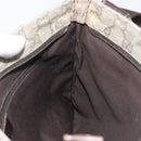 GUCCI GG Supreme Shoulder Bag PVC Beige Silver 141626 Auth BA6168-21