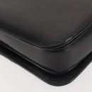 GIVENCHY Shoulder Bag Leather Black Gold Auth BA6169-15