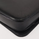 GIVENCHY Shoulder Bag Leather Black Gold Auth BA6169-16