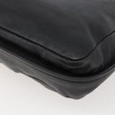 Chloe Shoulder Bag Leather Black Gold Auth BA6170-15