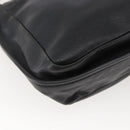 Chloe Shoulder Bag Leather Black Gold Auth BA6170-16