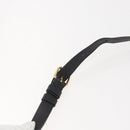 Chloe Shoulder Bag Leather Black Gold Auth BA6170-8