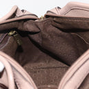 Salvatore Ferragamo Gancini Tote Bag Leather Pink Gold Auth BA6171-18