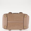 Salvatore Ferragamo Gancini Tote Bag Leather Pink Gold Auth BA6171-9