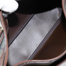 Burberrys Nova Check Hand Bag Canvas Leather Beige Gold Auth BA6175-11