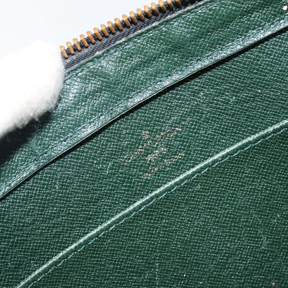 LOUIS VUITTON Taiga Baikal Clutch Bag Epicea M30184 LV Auth BA6177