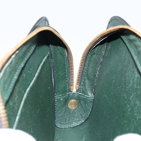 LOUIS VUITTON Taiga Baikal Clutch Bag Epicea M30184 LV Auth BA6177