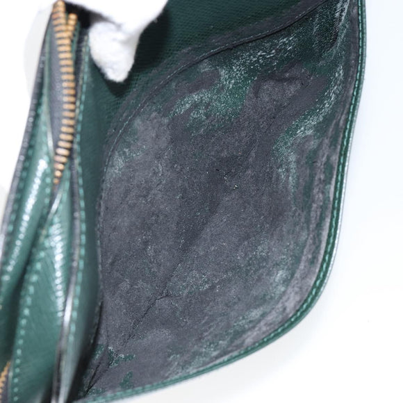 LOUIS VUITTON Taiga Baikal Clutch Bag Epicea M30184 LV Auth BA6177