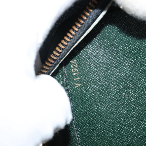 LOUIS VUITTON Taiga Baikal Clutch Bag Epicea M30184 LV Auth BA6177