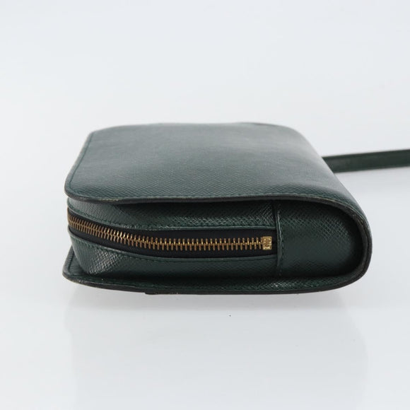 LOUIS VUITTON Taiga Baikal Clutch Bag Epicea M30184 LV Auth BA6177