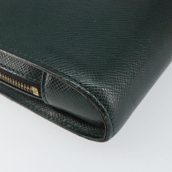 LOUIS VUITTON Taiga Baikal Clutch Bag Epicea M30184 LV Auth BA6177