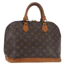 LOUIS VUITTON Monogram Alma Hand Bag M51130 LV Auth BA6178-1