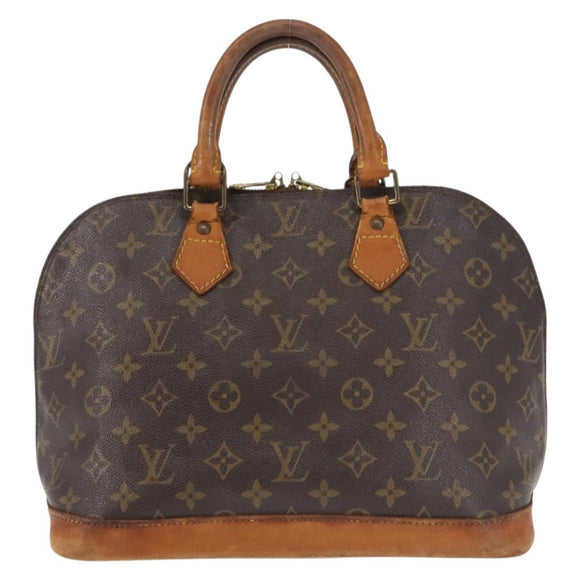 LOUIS VUITTON Monogram Alma Hand Bag M51130 LV Auth BA6178