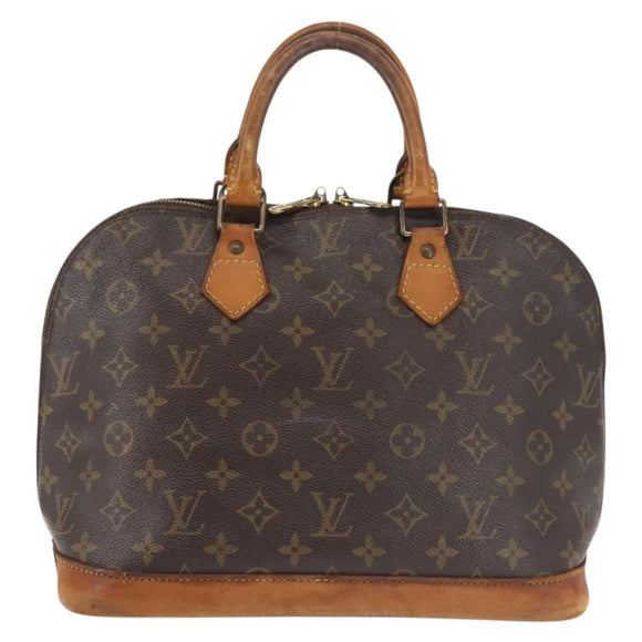 LOUIS VUITTON Monogram Alma Hand Bag M51130 LV Auth BA6178