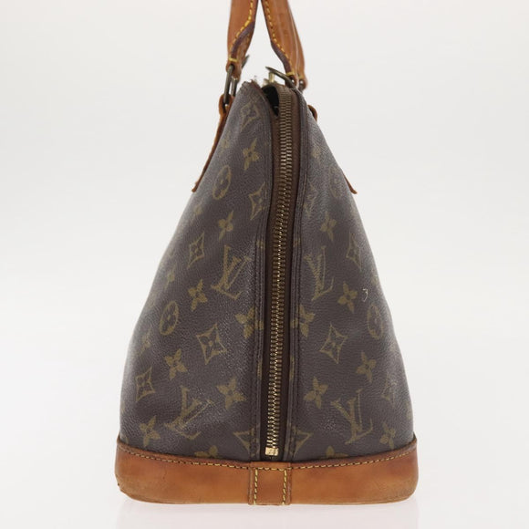 LOUIS VUITTON Monogram Alma Hand Bag M51130 LV Auth BA6178