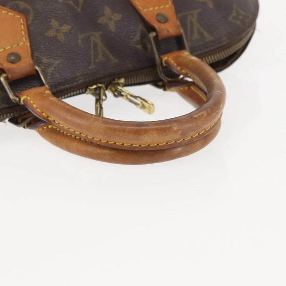 LOUIS VUITTON Monogram Alma Hand Bag M51130 LV Auth BA6178
