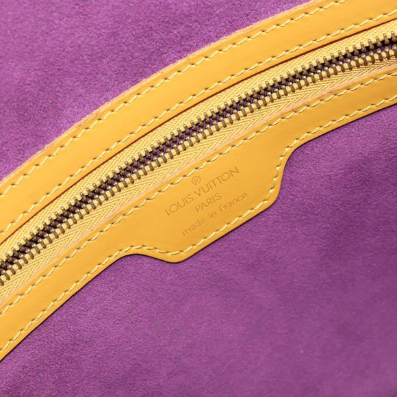 LOUIS VUITTON Epi Lussac Shoulder Bag Yellow M52289 LV Auth BA6181