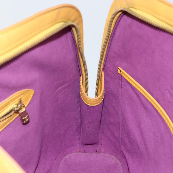 LOUIS VUITTON Epi Lussac Shoulder Bag Yellow M52289 LV Auth BA6181