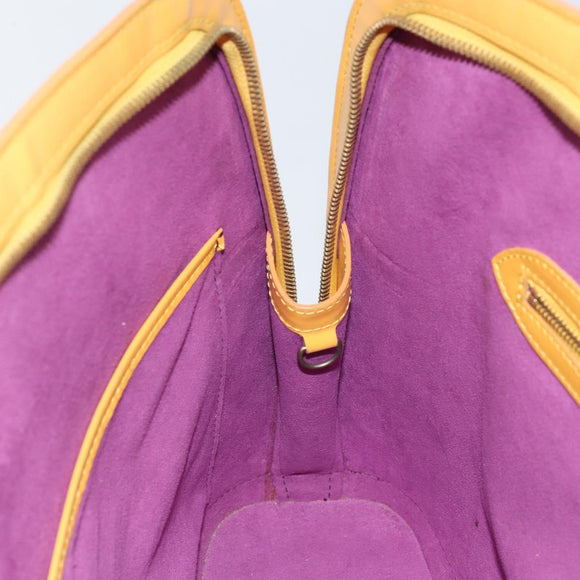 LOUIS VUITTON Epi Lussac Shoulder Bag Yellow M52289 LV Auth BA6181