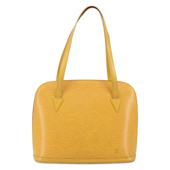 LOUIS VUITTON Epi Lussac Shoulder Bag Yellow M52289 LV Auth BA6181