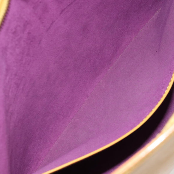 LOUIS VUITTON Epi Lussac Shoulder Bag Yellow M52289 LV Auth BA6181