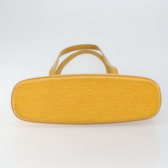 LOUIS VUITTON Epi Lussac Shoulder Bag Yellow M52289 LV Auth BA6181