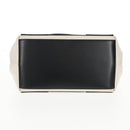 BALENCIAGA Navy Cabas S Bag Canvas Leather White Black 339933 Auth BA6186M-6