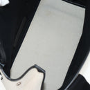 BALENCIAGA Navy Cabas S Bag Canvas Leather White Black 339933 Auth BA6186M-11
