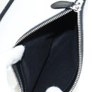 BALENCIAGA Navy Cabas S Bag Canvas Leather White Black 339933 Auth BA6186M-26