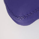 BOTTEGA VENETA INTRECCIATO Shoulder Bag Leather Purple Auth BA6187-14