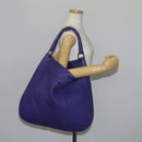 BOTTEGA VENETA INTRECCIATO Shoulder Bag Leather Purple Auth BA6187-20