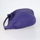 BOTTEGA VENETA INTRECCIATO Shoulder Bag Leather Purple Auth BA6187-4