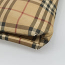 BURBERRY Nova Check Tote Bag PVC Beige Brown Auth BA619-12