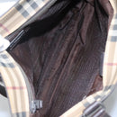 BURBERRY Nova Check Tote Bag PVC Beige Brown Auth BA619-16
