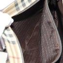 BURBERRY Nova Check Tote Bag PVC Beige Brown Auth BA619-22