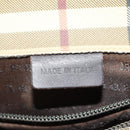 BURBERRY Nova Check Tote Bag PVC Beige Brown Auth BA619-23